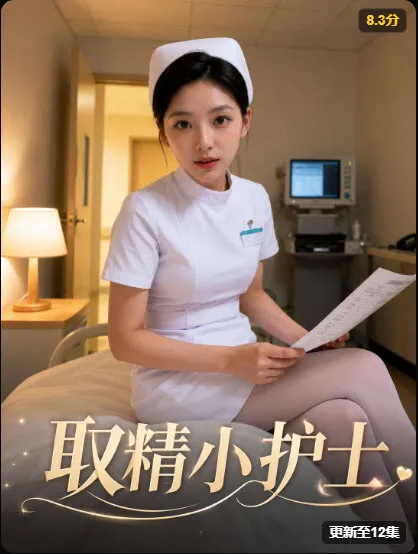 灯笼与暖光中的少女侧脸海报